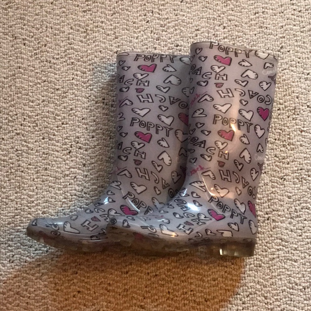 Coach Poppy Rain Boots